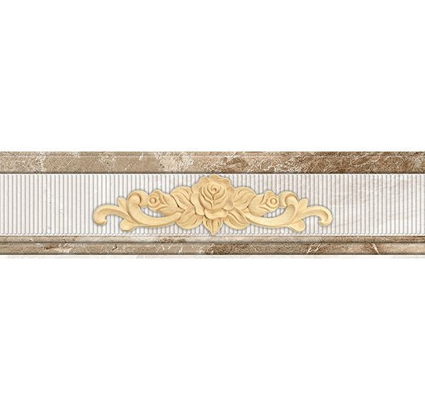 Cube Ceramica Napoli Border-1 with gold