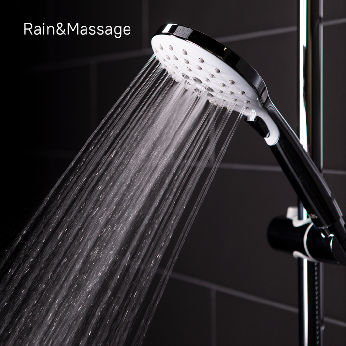 Душевой гарнитур Iddis Ray RAYSW3Fi76 хром-белый