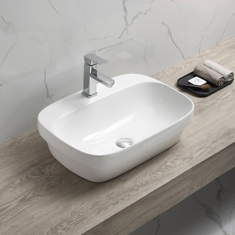 Накладная раковина CeramaLux 60 N 78598 белая