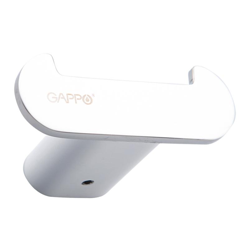 Крючок 2-й Gappo G309-8 G30905-28 белый-хром