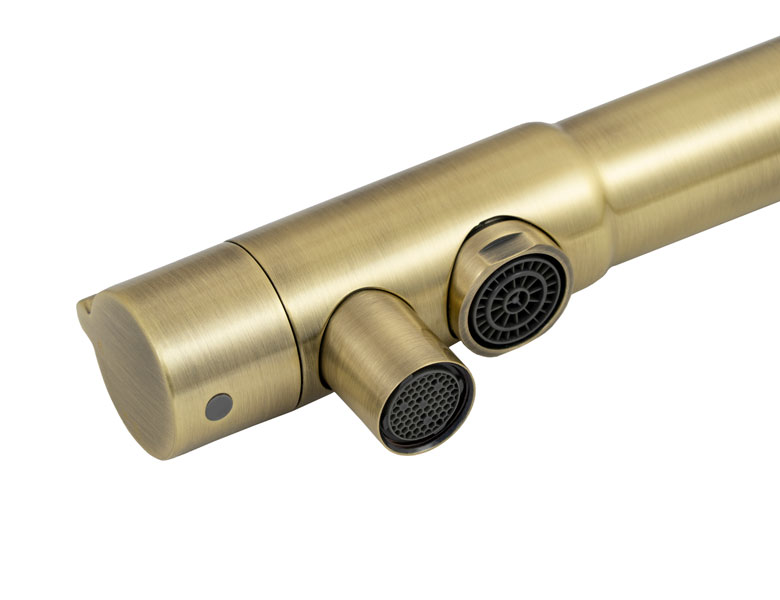 Смеситель для кухни с встроенным краном под питьевую воду Kaiser Teka 13044-3 Bronze