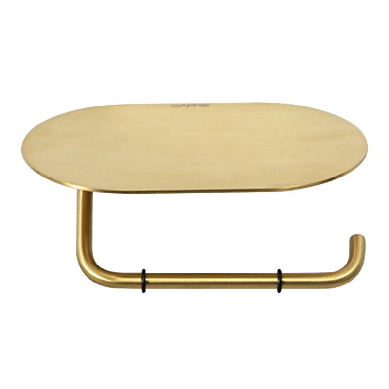 Держатель туалетной бумаги Gappo G309-3 G30903-3 золотой сатин