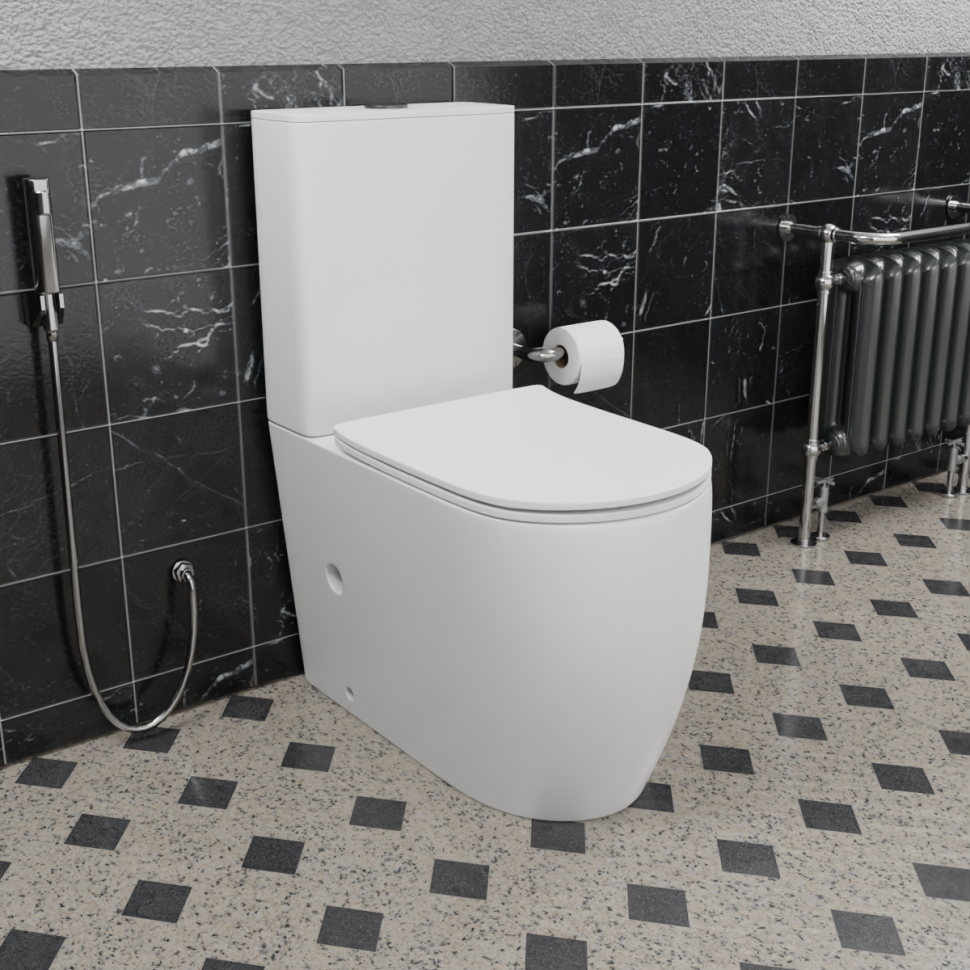 Унитаз-компакт напольный CeramaLux 1289A