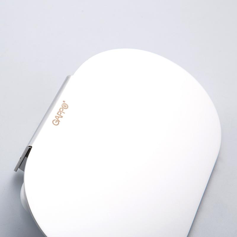 Держатель туалетной бумаги Gappo G309-8 G30903-8 белый-хром