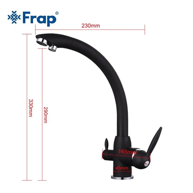 Смеситель для кухни с встроенным краном под питьевую воду Frap F4399-7
