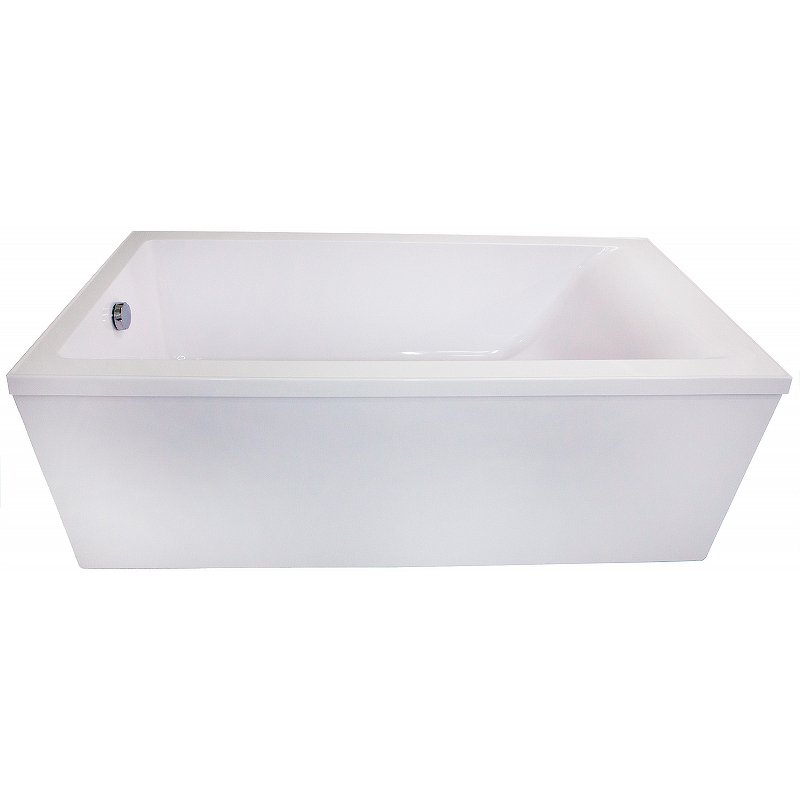 Прямоугольная ванна из литьевого мрамора Castone Кроха 150x73