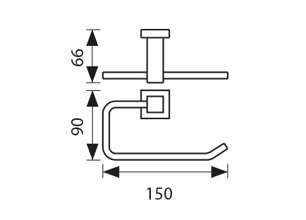 Держатель туалетной бумаги Kaiser Canon KH-4311 бронза