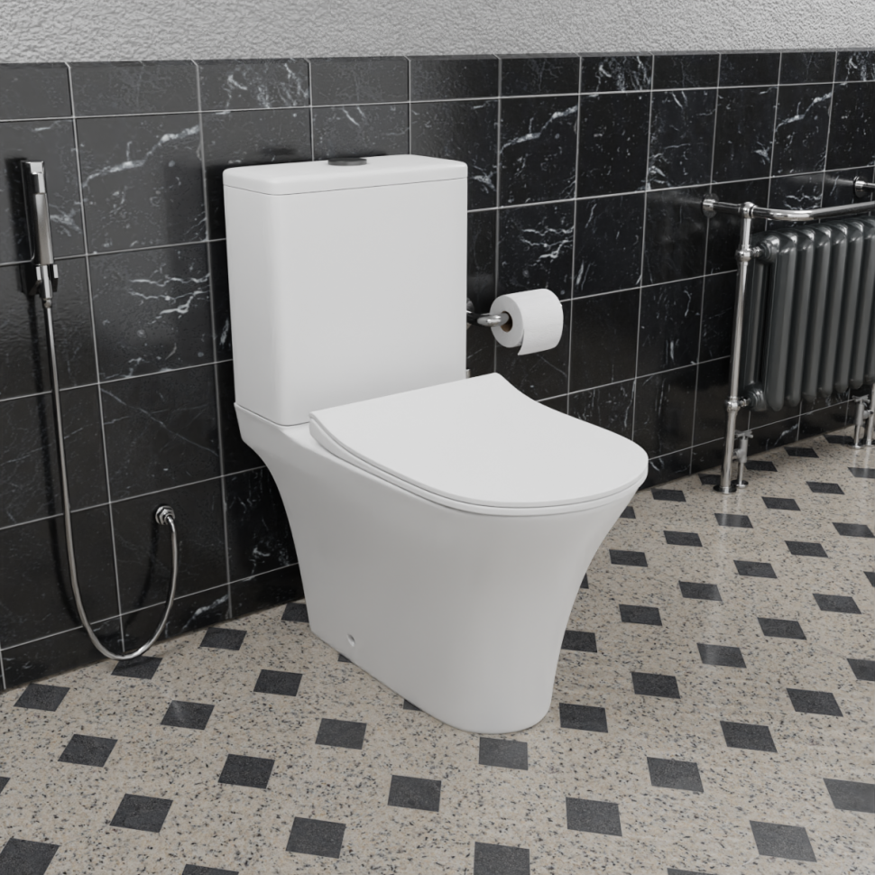 Унитаз-компакт напольный CeramaLux 1217A