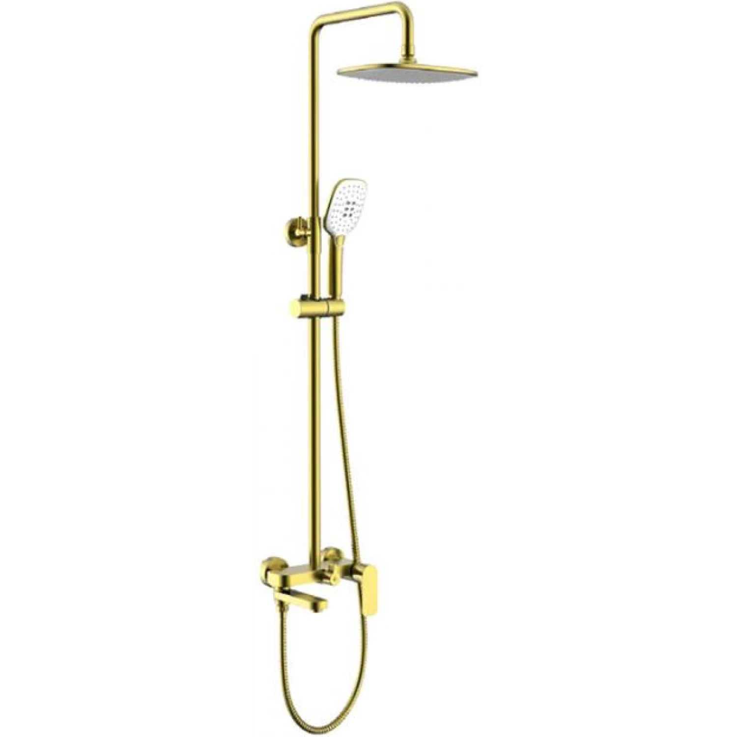 Душевая система Gappo G48-3 G2448-3 золотой сатин