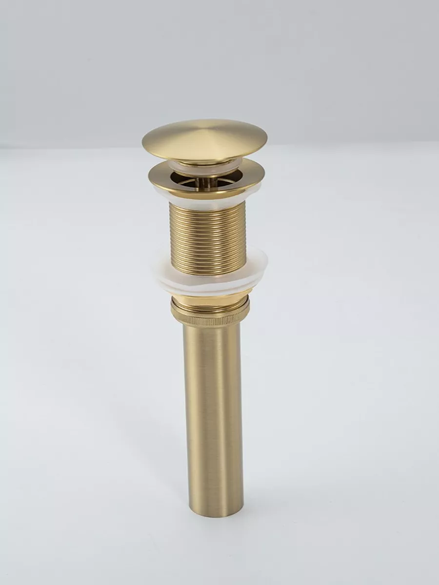 Накладная раковина 36*51 с донным клапаном Gappo GX401-3 золотой сатин