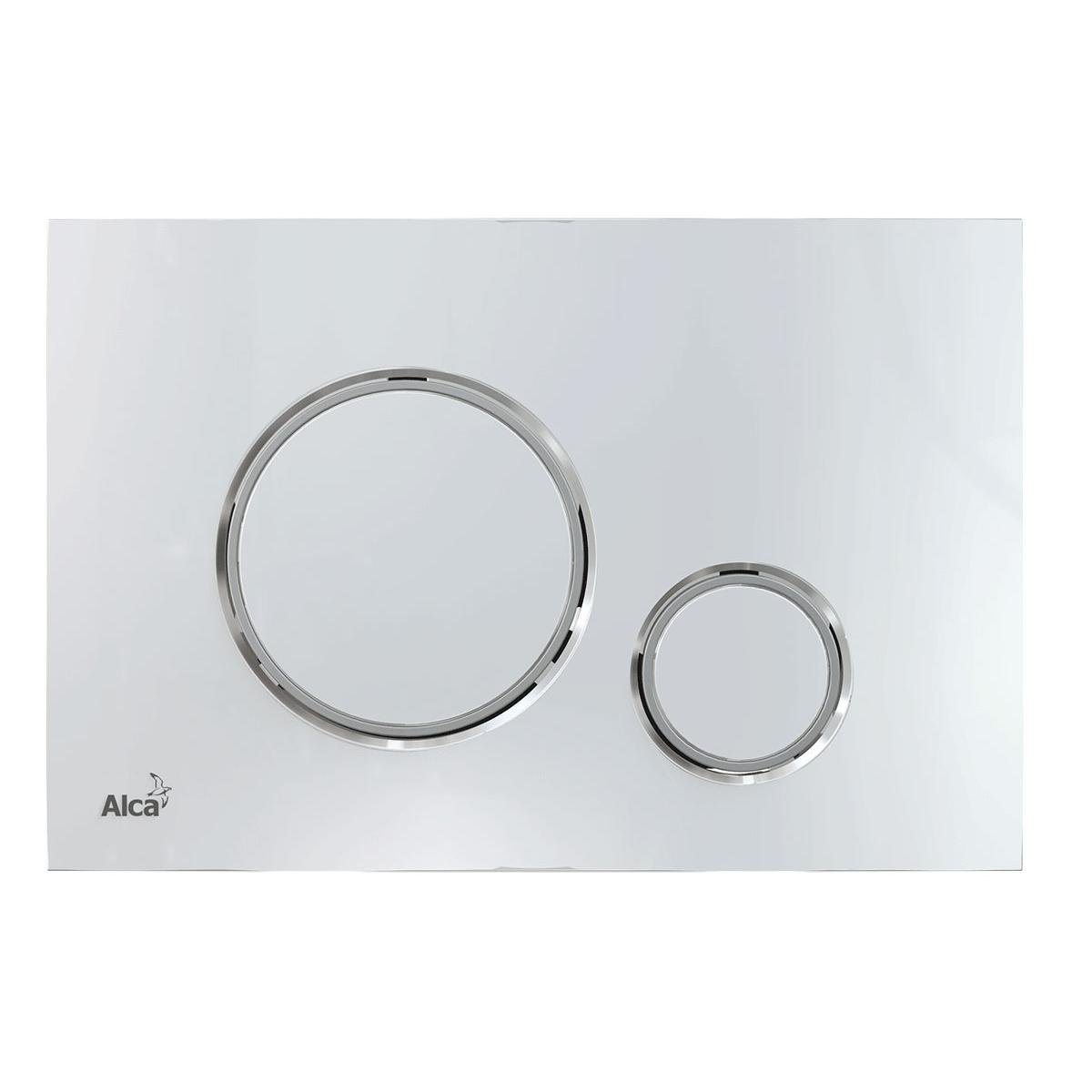 Кнопка для смыва инсталляции Alcaplast Thin M771 хром-глянец/хром-мат