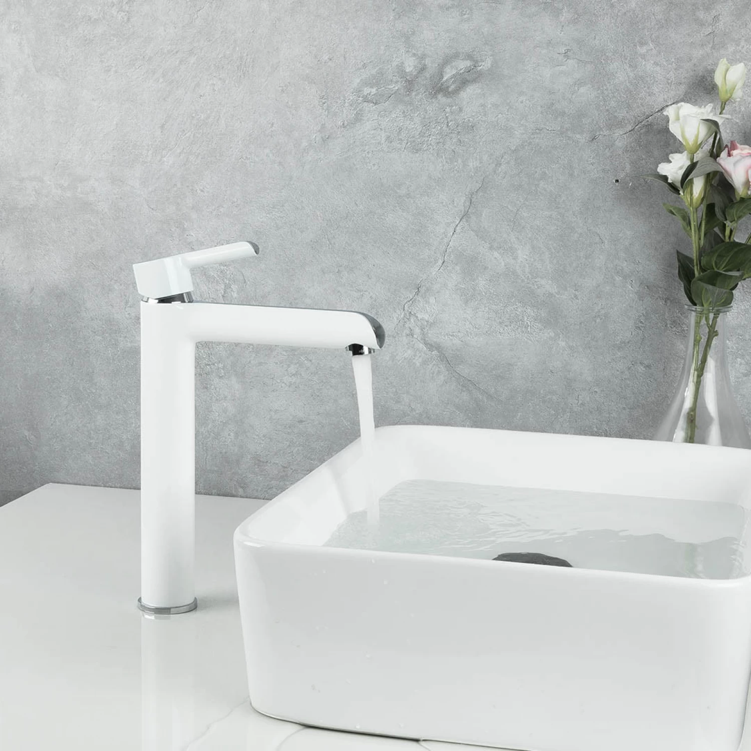 Смеситель для раковины высокий Gappo G03-8 G1003-18