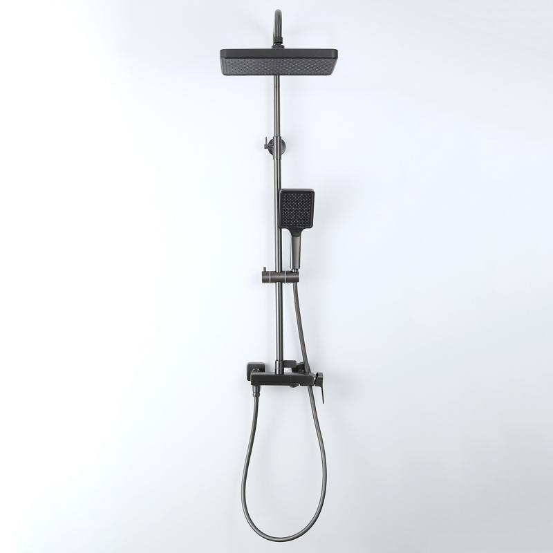 Душевая система Frap H84-9 F2484-9 оружейная сталь