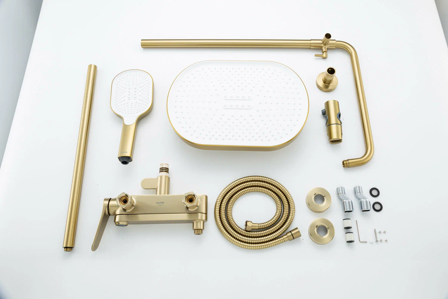 Душевая система Gappo G10-3 G2410-3 золотой сатин