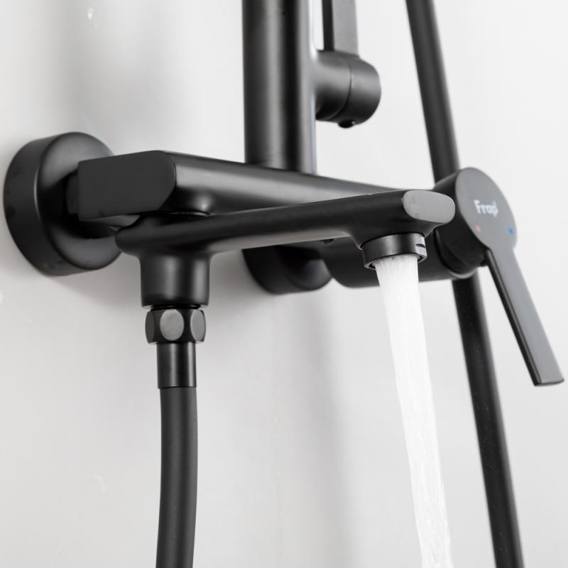 Душевая система Frap H88-6 F2488-6 черный