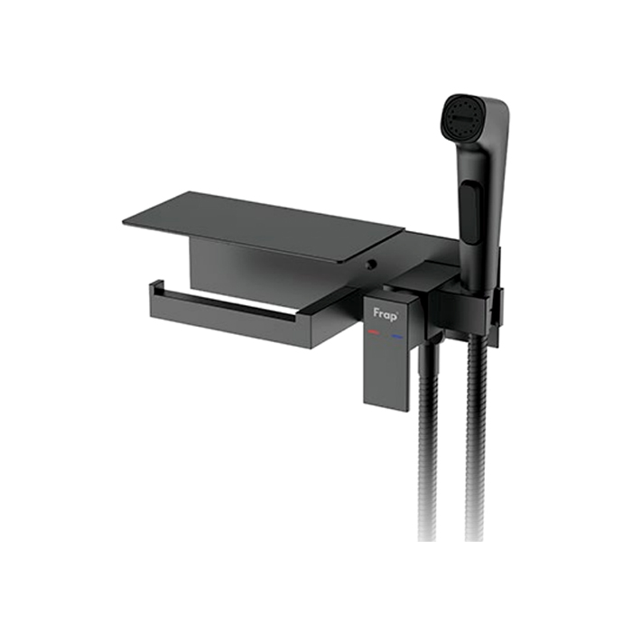 Гигиенический душ встраиваемый Frap H76-6 F2076-6 черный