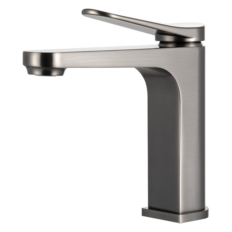 Смеситель для раковины Gappo G10-9 G1010-9 оружейная сталь