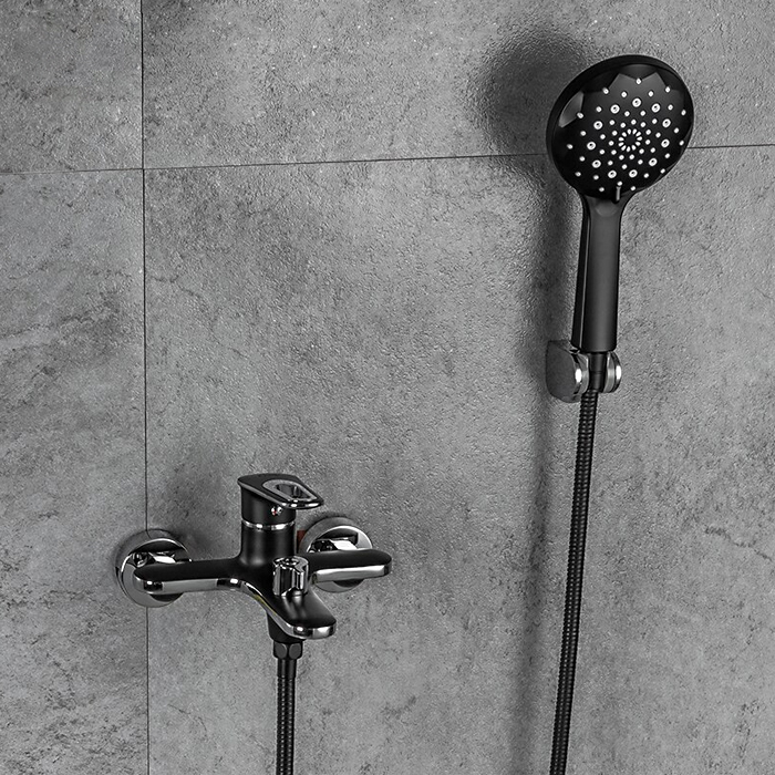 Смеситель для ванны Frap F49-6 F3249-6 черный-хром