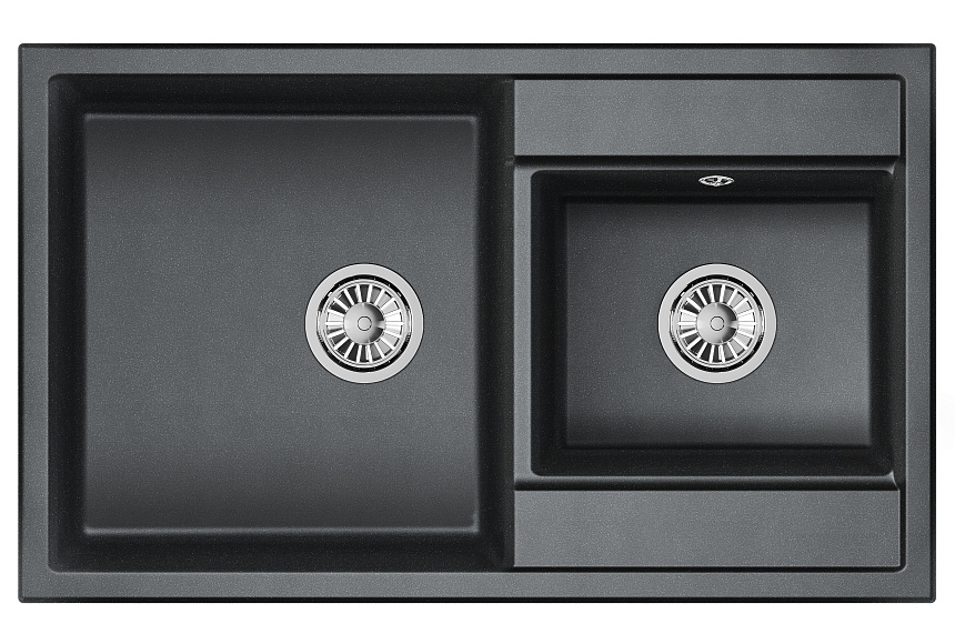 Кухонная мойка Granula GR-8201 Шварц (черный металлик)