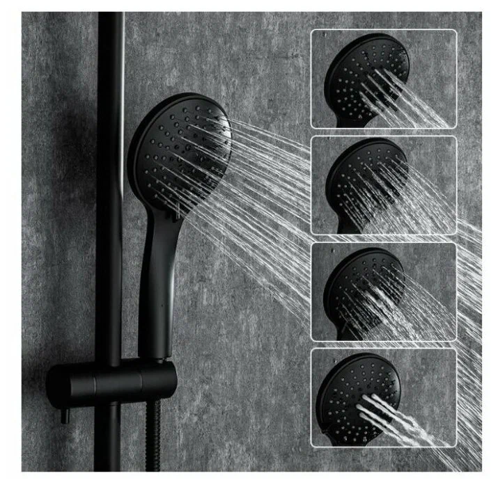 Душевая система Frap F2429 черный