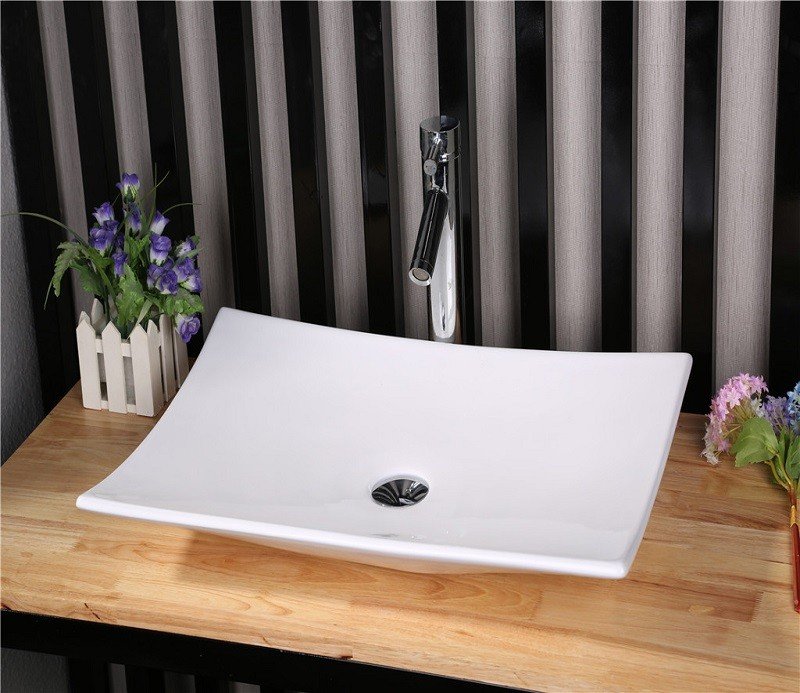 Накладная раковина CeramaLux 60 N 78123A белая