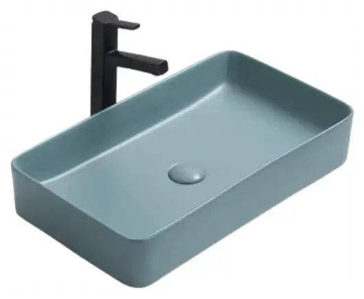 Накладная раковина CeramaLux 60 78189MLG-6 зеленая