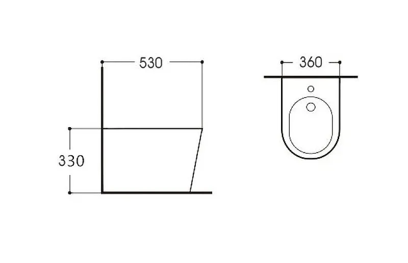 Биде подвесное Aquatek Вега AQ1057-00