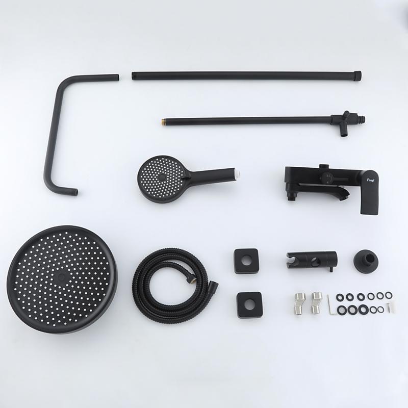 Душевая система Frap H75-6 F2475-6 черный