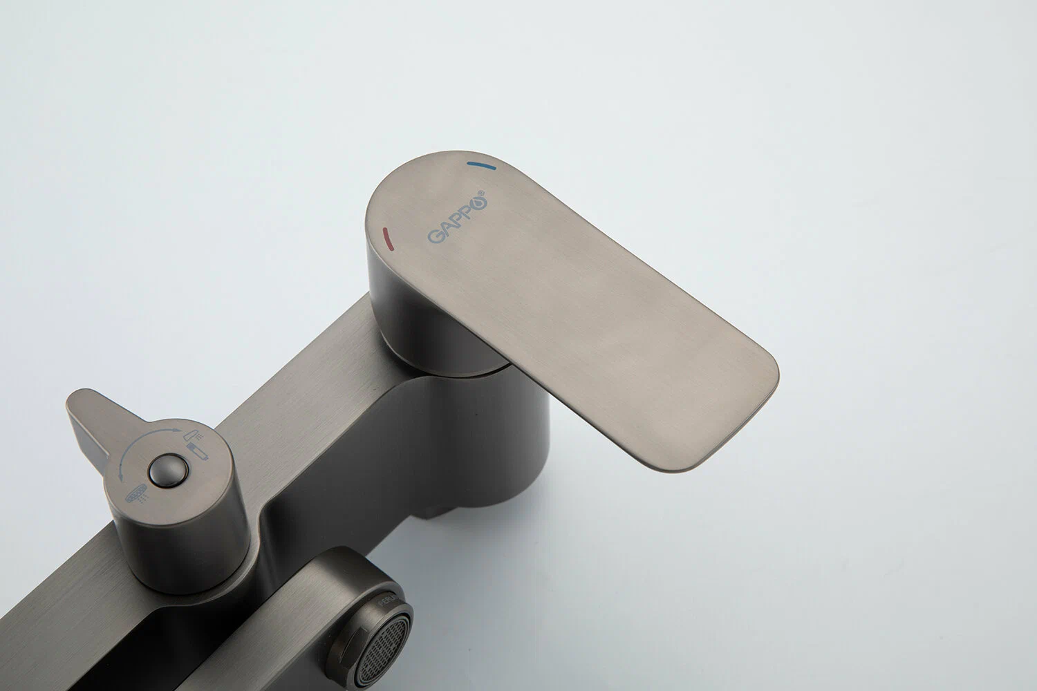 Душевая система Gappo G48-9 G2448-9 оружейная сталь