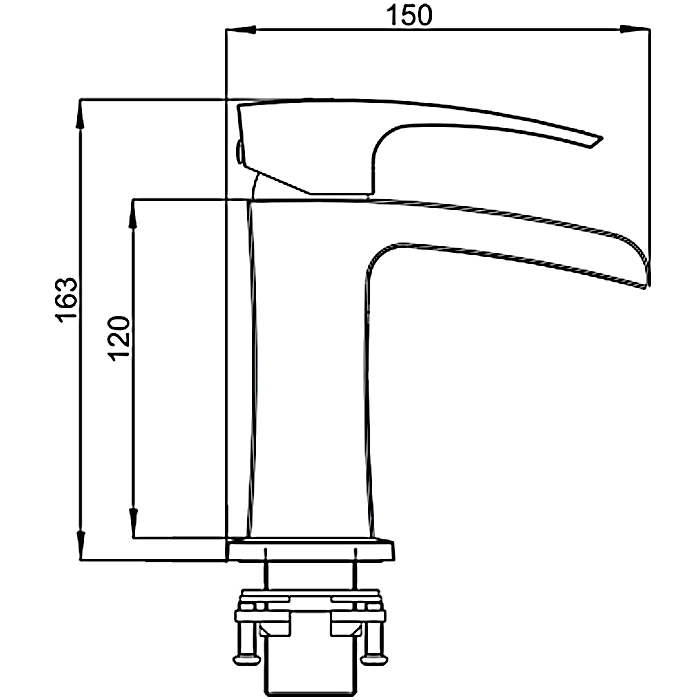 Смеситель для раковины Gappo G07 G1007-20