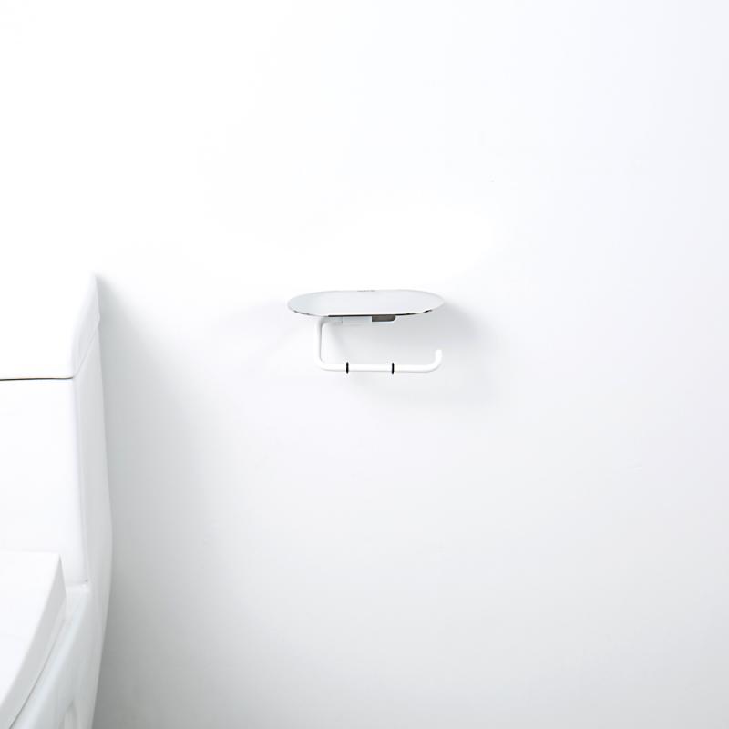 Держатель туалетной бумаги Gappo G309-8 G30903-8 белый-хром