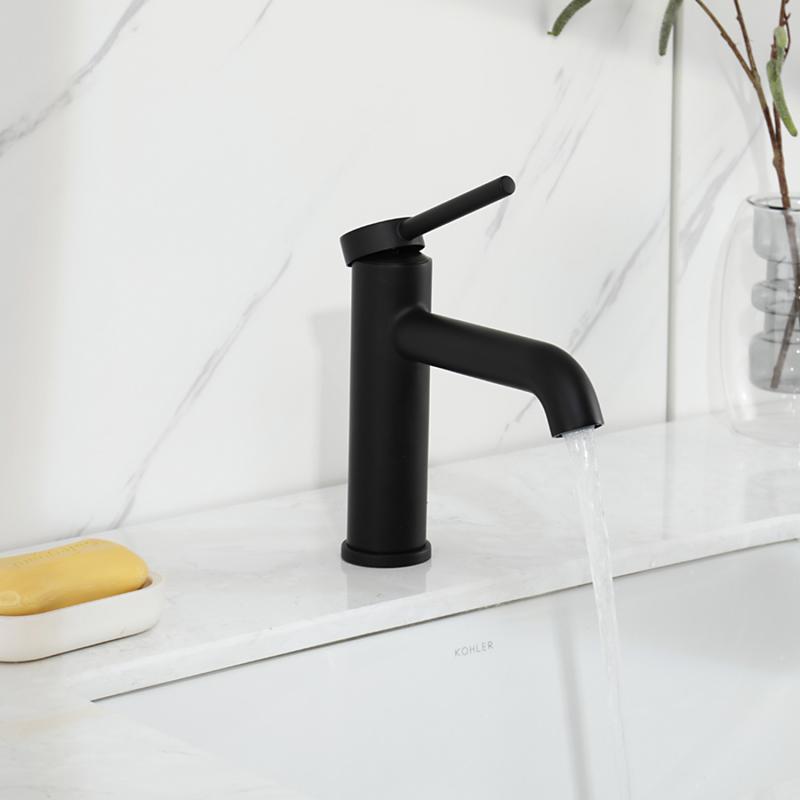 Смеситель для раковины Gappo G06-6 G1006-6 черный