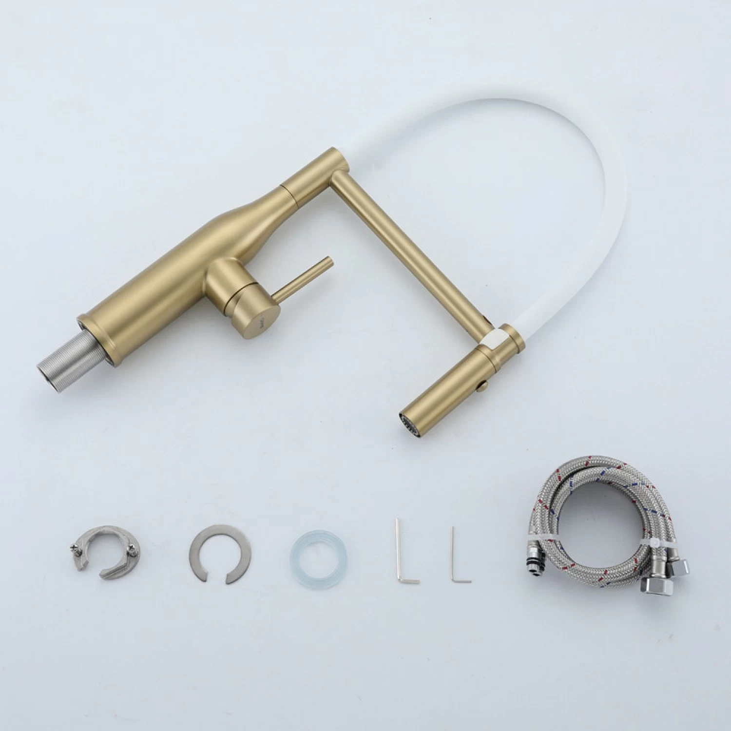 Смеситель для кухни Gappo G4098-23 золотой сатин