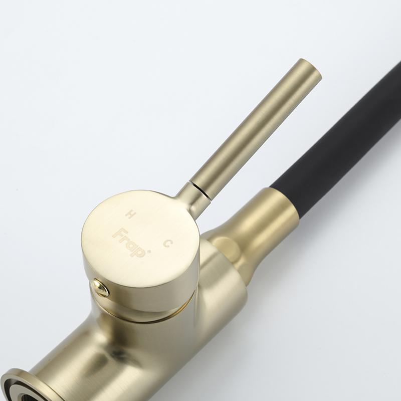 Смеситель для кухни Frap H44 F4044-3 золотой сатин