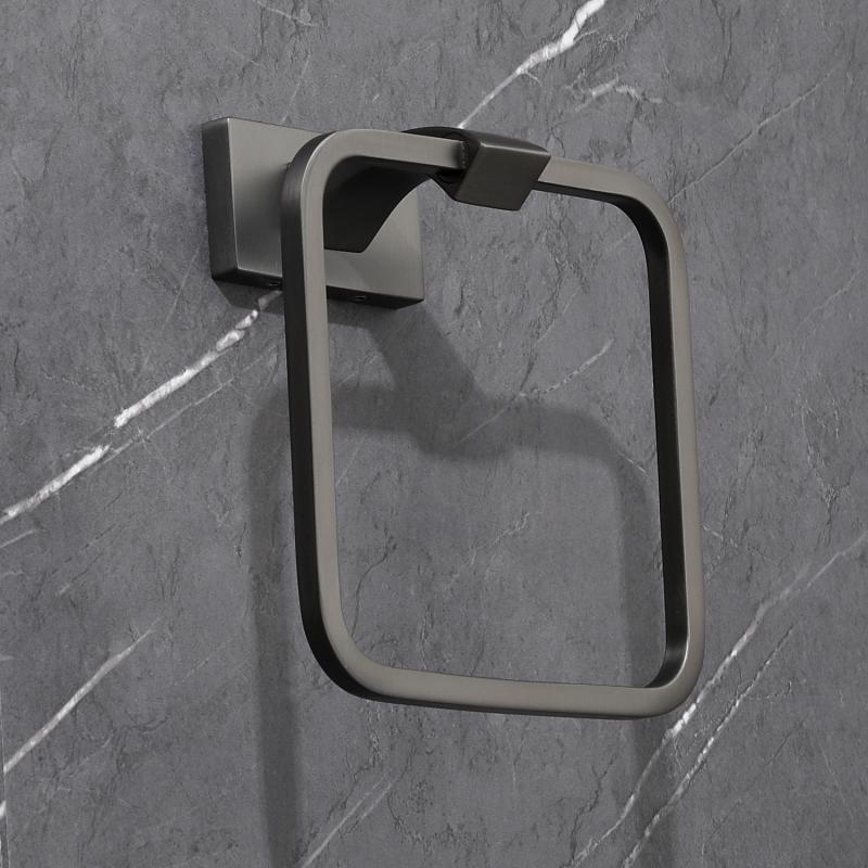 Полотенцедержатель 1-й Gappo G07-9 G0704-9 оружейная сталь