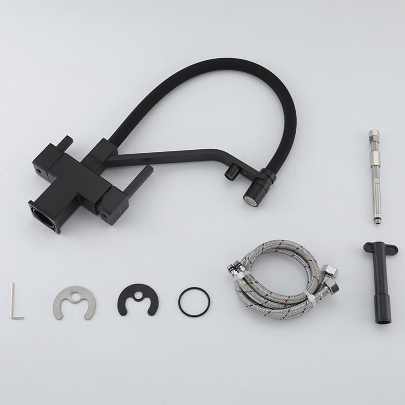 Смеситель для кухни с фильтром Gappo G95 G4395-66 черный