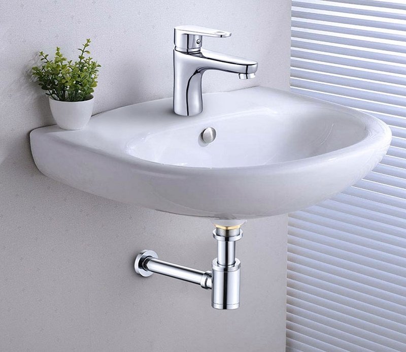 Сифон для раковины CeramaLux C057 хром