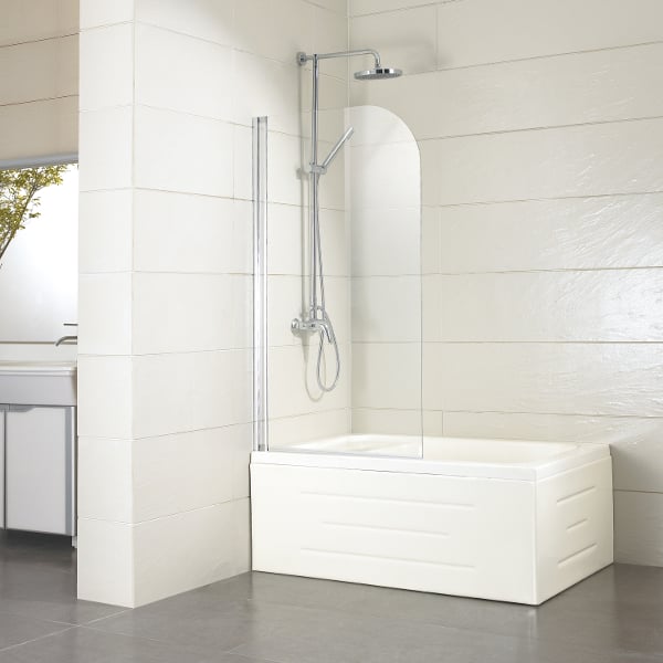 Стеклянная шторка на ванну Sole Life 2 135*70