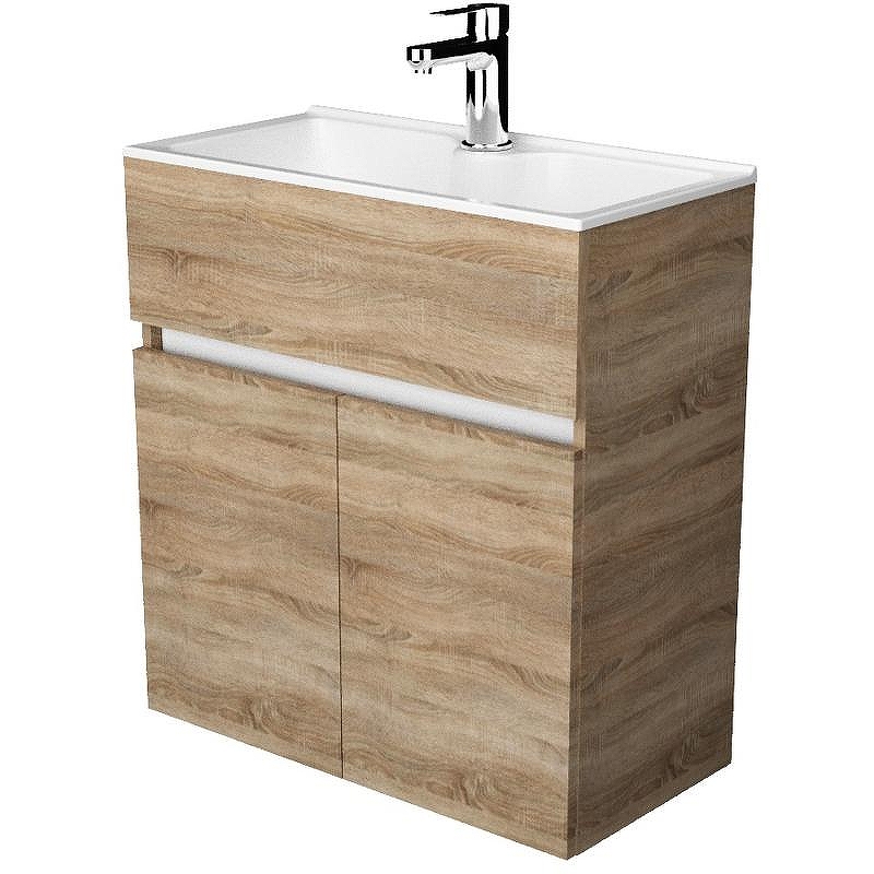 Тумба с раковиной 1Marka Mira 60П 2д. Дуб Сонома