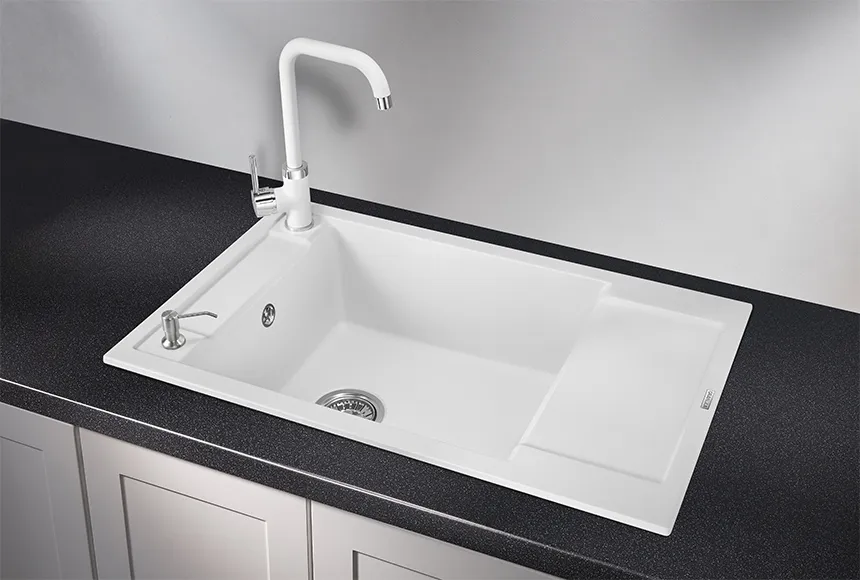 Кухонная мойка Granula GR-7806 Арктик (белый)