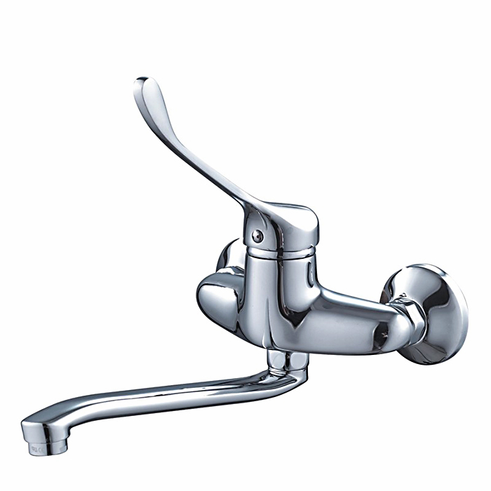 Настенный локтевой смеситель для кухни Frap F4654