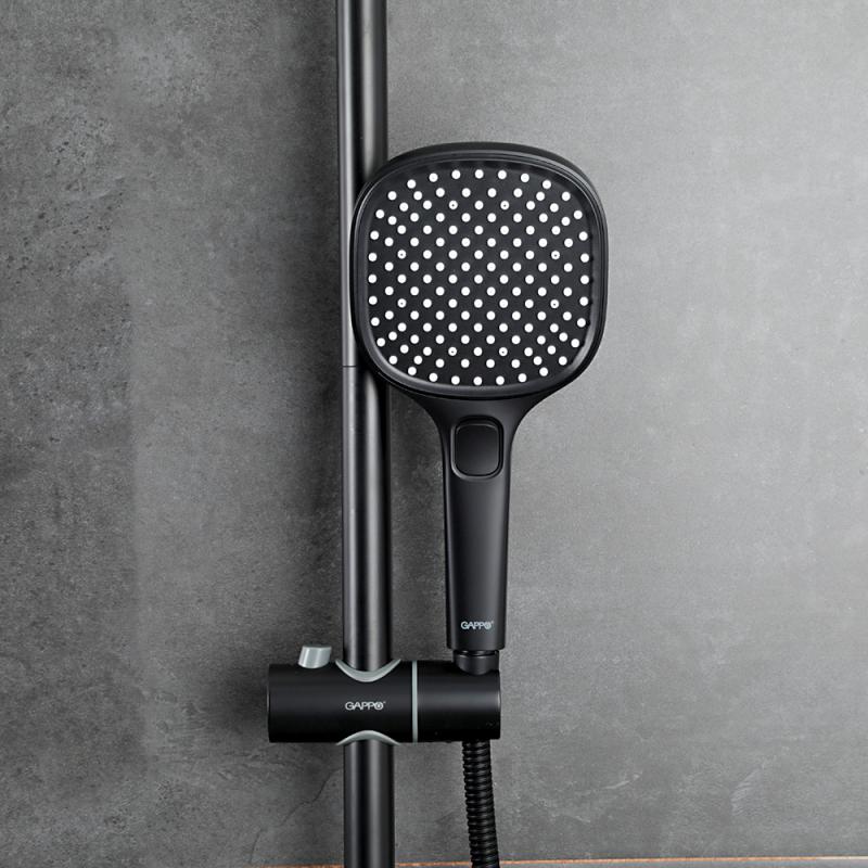 Душевая лейка 3 режима Gappo G003 черный
