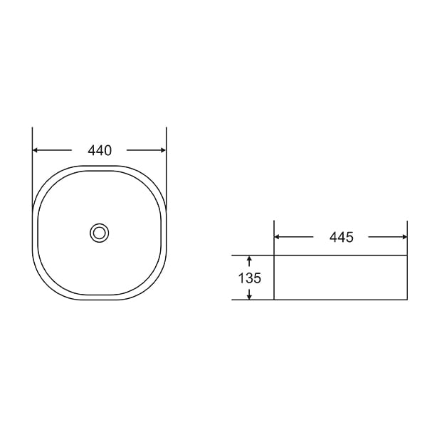 Накладная раковина Мирсант Shell-0318 на столешницу