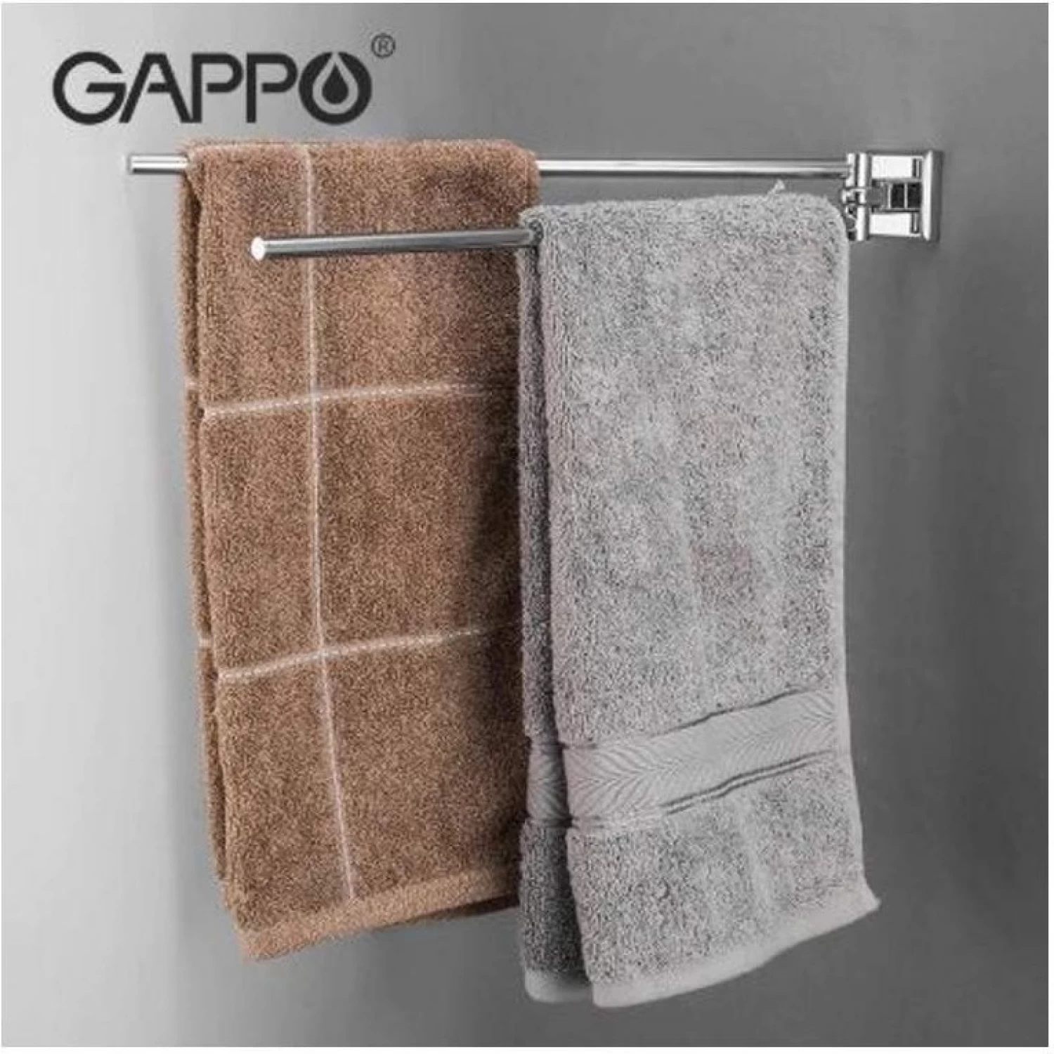 Полотенцедержатель 2-й Gappo G38 G3812 хром