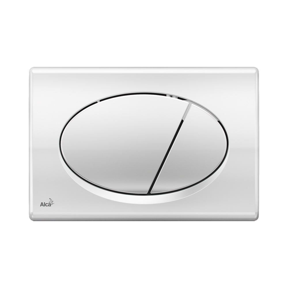 Кнопка смыва инсталляции Alcaplast Basic M71 хром - глянцевая