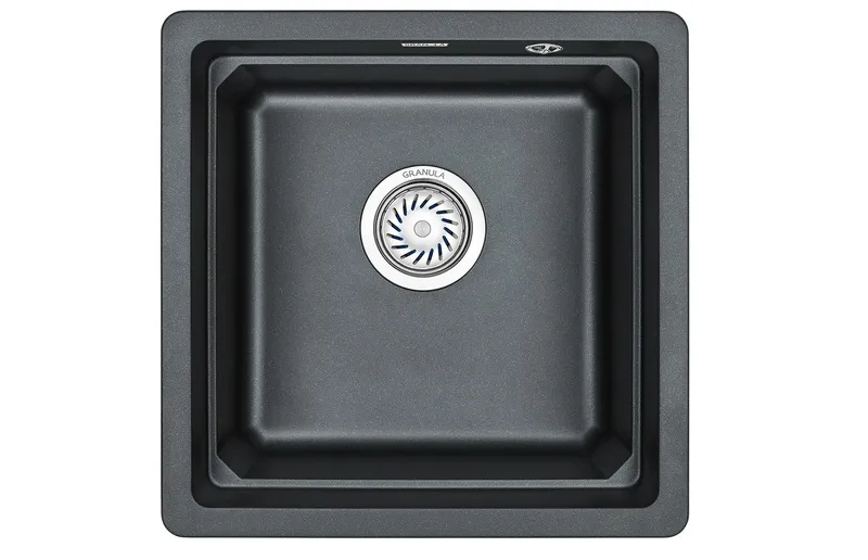 Кухонная мойка Granula KS-4501U Шварц (черный металлик)