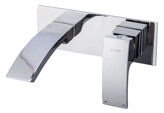 Встраиваемый смеситель для раковины Gappo G1007-2