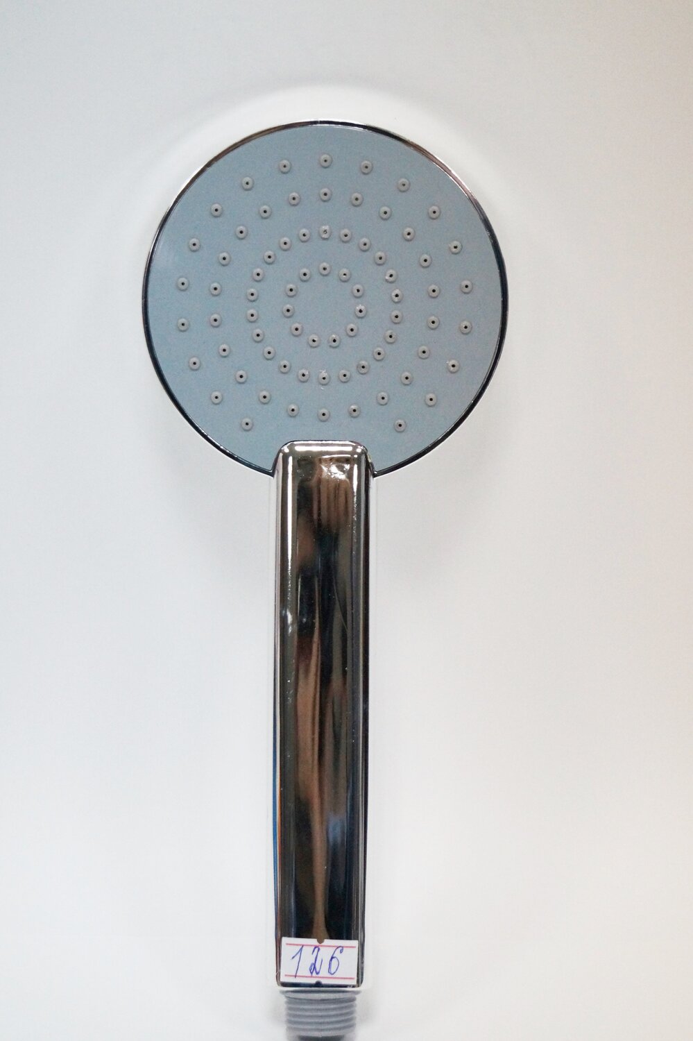 АА-126, хромированная лейка для душа с серой вставкой