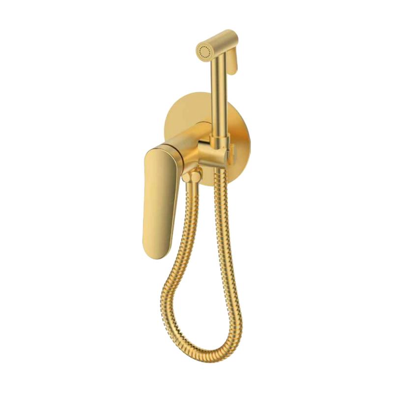 Гигиенический душ встраиваемый Gappo G10-3 G7210-3 золотой сатин