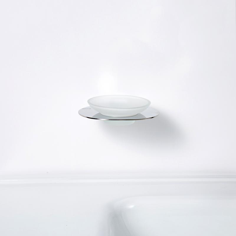 Мыльница Gappo G309-8 G30902-8 белый-хром